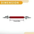 thumbnail image 4 of Unique Bargains 2 Pcs 7.5cm/2.95 Po Tige de Fixation Réglable pour Pare-Chocs avant Rouge, 4 of 6