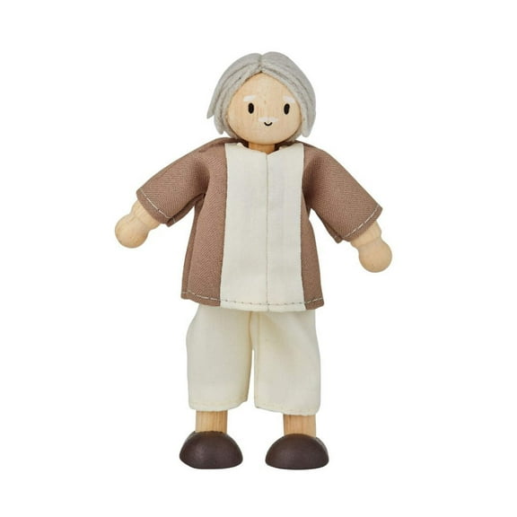 PlanToys Grandfather Dollhouse Figure - Fair Skin Tone