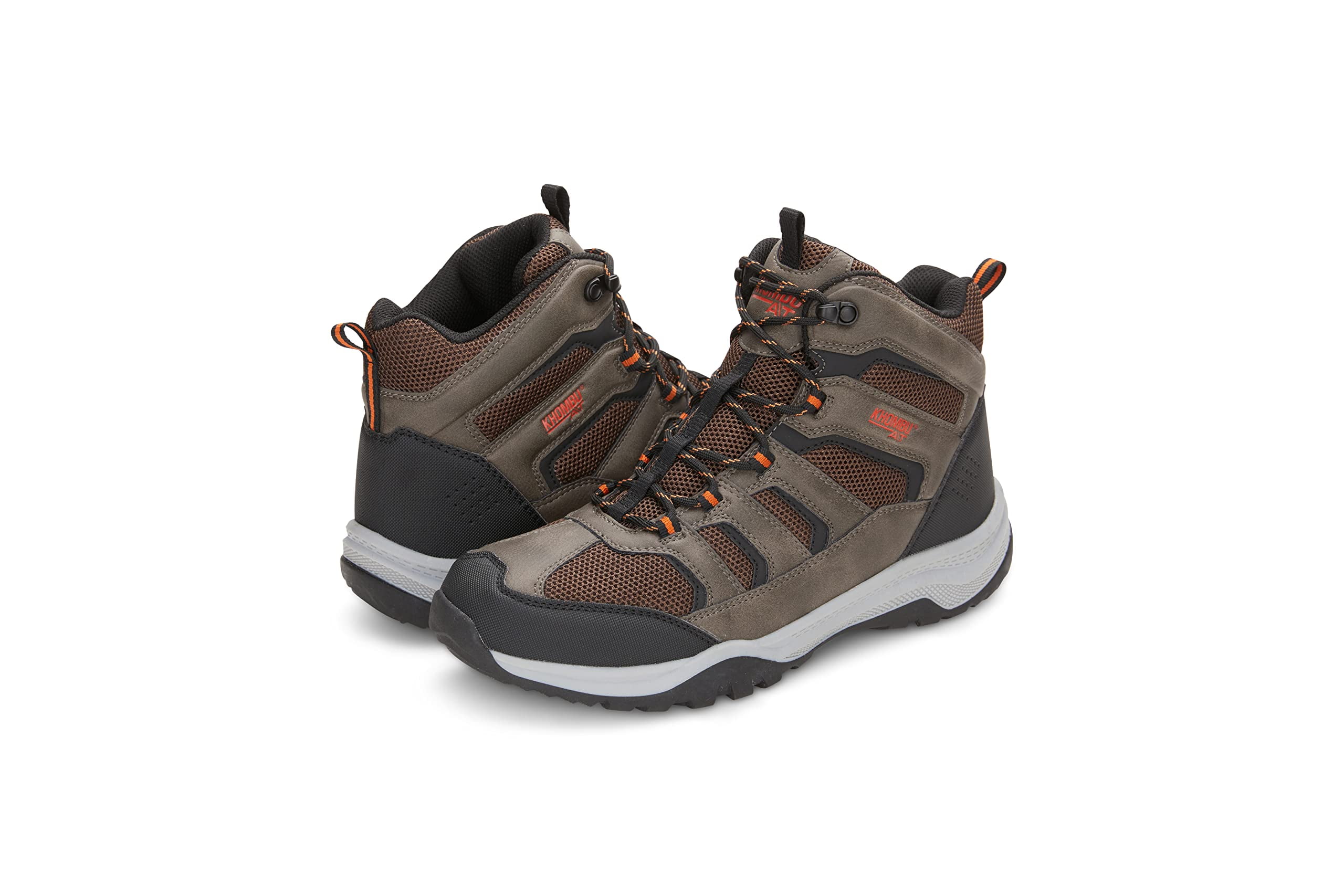 Men Khombu Leather Waterproof Hiking Walking Outdoor Boots All Season UK 8 BLACK 