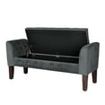 HomePop Velvet Tufted Storage Bench and Settee, Multiple Colors