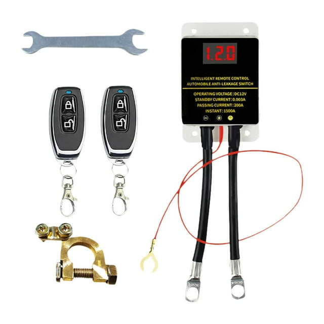 Interruptor de corte/apagado automático de 12 V, reemplazo del interruptor de apagado para camión, ATV, SUV 2 Control remoto