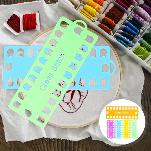 5 Floss Bobbin Embroidery Thread Organizer for Cross Craft Sewing Storage Project Holder