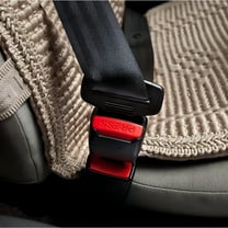 MELIVO Universal Adjustable, Type A Seat Belt Extender 8.4 * 5.1 * 2.9cm Black, 2 Pieces Pack