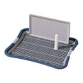 thumbnail image 4 of Inodoro para perros, orinal de entrenamiento para cachorros con protección de pared, malla para desechos de cachorros, almohadilla para orinal para pe Gran azul oscuro, 4 of 8