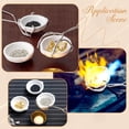 thumbnail image 5 of 4 Sets Ceramic Melting Dish Melting Crucible Kit with Steel Whip Tongs Handle Quartz Melting Soldering Copper Gold Silver Bowl Cup Tool Set for Metal Jewelry Refining Casting Tools DIY Making for DIY, 5 of 5