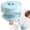 Blue, variant on Hgtduk Portable Aligner Storage Case with Cleaning Brush and Ventilation Holes, Retainer and Denture Storage Case, Aligner Case for Home and Travel, Pink