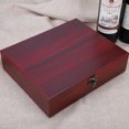 thumbnail image 2 of 1 Set of 9PCS Red Wine Bottle Opener Kit Wine Bottle Opener Business Gift Box Set Portable Wine Set Bottle Opener Kit Complete Wine Bottle Opener Set with Box for Bar Hotel Home Brown, 2 of 8