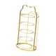 thumbnail image 5 of Estante para preparación de alimentos, soporte para platos de comida, multiusos, de acero inoxidable, ahorra espacio, estante para alimentos de varios Oro de 5 capas, 5 of 8
