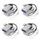 thumbnail image 1 of 1 OTG 2 en Micro USB macho a USB3.0 hembra adaptador convertidor de cable plateado, 1 of 6