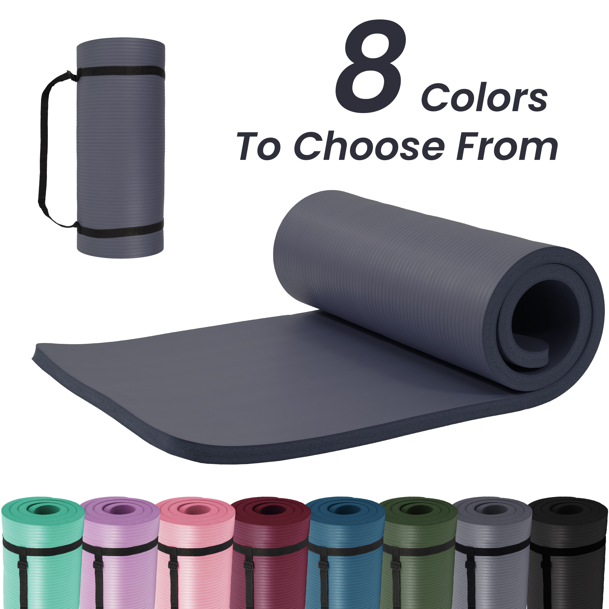 Fitvids Extra Thick 71x24 High-Density Foam Yoga Mat photo 6