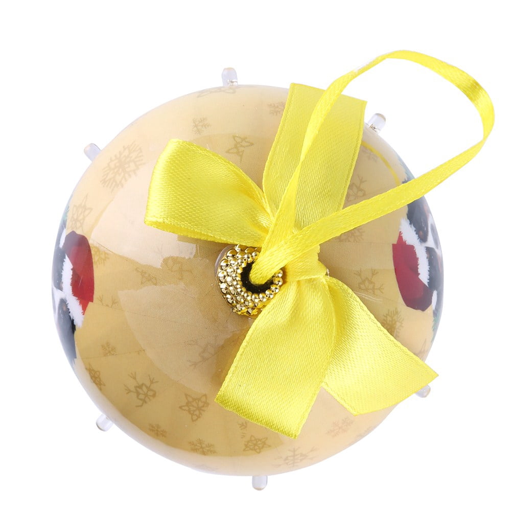 Dog Collection Twinkling Lights Christmas Ball Indoor Decorative Ornament