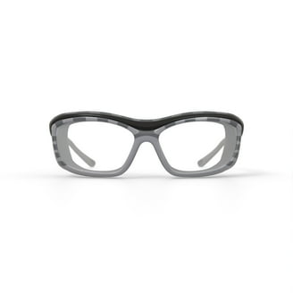 Hilco Vision A2 550 Stainless Steel Safety Glasses, Pewter, ANSI