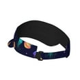 thumbnail image 3 of Disketp Sea Jellyfish Sun Visors for Women Men Unisex Tennis Golf Visor Hat Adjustable Summer Hats Sport Outdoor Visor Hat UV Protection Cap, 3 of 8