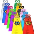 thumbnail image 2 of Set de capas y máscaras de superhéroes ADJOY para niños, 12 juegos, 2 of 5