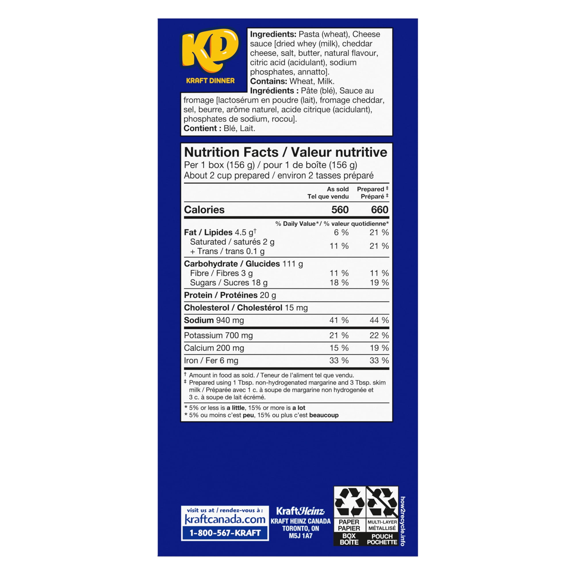 Kraft Dinner - Alphabet Shapes - 156g 156 G