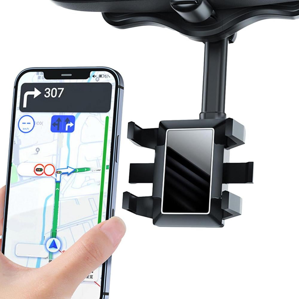 Tohuu Rear View Mirror Holder 360 Degree Rotatable Car Phone Mount One