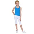 thumbnail image 5 of Girl's Oh So Soft Knee Length Knee Length Leggingss | Size 4-14 | Made in The USA, 5 of 11