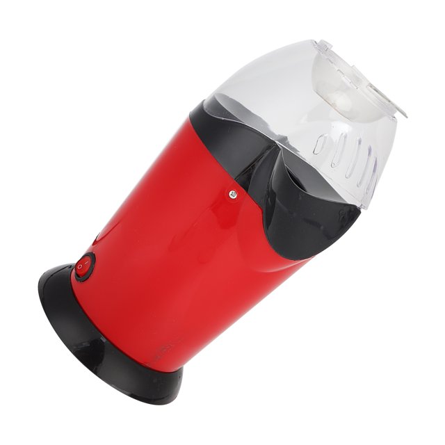 Electric Popcorn Machine, Popcorn Maker One-Button Mini Oil-Free Corn Popper 1200W Durable with Measuring Cup for Home for Kitchen EU Plug 220V,US Plug 110V