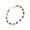 Molan, variant on Stylish Geometric Pattern Chain Gold Plated Cubic Zirconia Stone Wristchain Adjustable Length Handchain