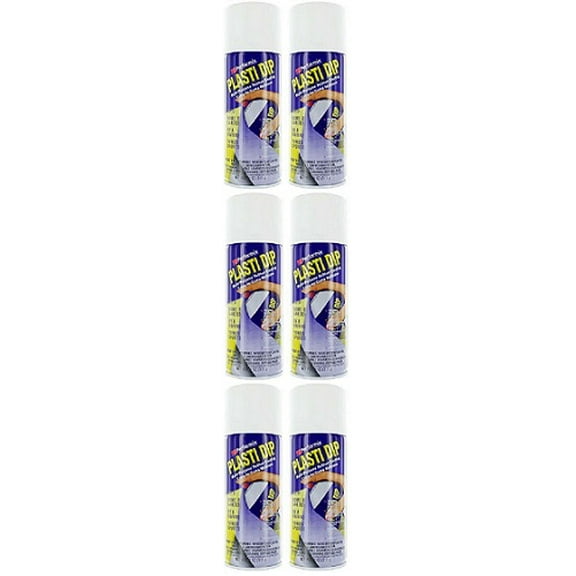 Plasti Dip Performix 6 pack White 11207-6 Multi-Purpose Rubber Coating Aerosol