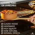 thumbnail image 5 of Hakan Hitit Clay Bowl Set of 6, Terracotta 4.5-inch Bowls, 8.5 Oz Glazed Inside Cooking Clay Bowls in Box, 5 of 11