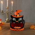 thumbnail image 2 of Mr. Halloween 12" Motion Activated Ceramic Black Cat Candy Bowl, 2 of 4