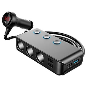 4 Port USB Voiture Chargeur rapide voiture allume-cigare monocommande voiture Socket Adaptateur de voiture produit