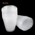 thumbnail image 3 of Uxcell 3'' Plastic Plant Nursery Pots Flower Starting Container, Clear 60 Pack, 3 of 6