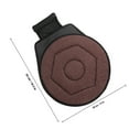 thumbnail image 2 of LOLIPPYY Swivel Seat Cushion for Car with Pleated Fabric Cover, Comfortable Rotating Support for Adults, 1 Set, 2 of 7