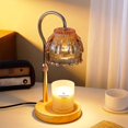 thumbnail image 2 of Electric Candle Warmer Lamp with Timer Dimmer Adjustable Height,Birthday Gifts for Women Mom,House Warming Gifts New Home Decor,Vintage Flo, 2 of 8
