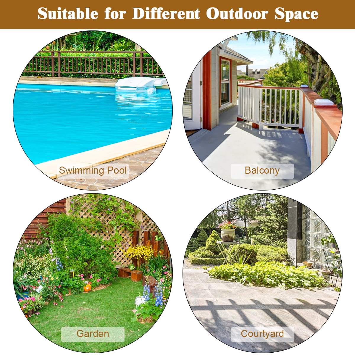Costway 3PC Patio Rattan Conversation Set Rocking Chair Cushioned Sofa Garden Furniture