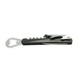 Mainstays Stainless Steel Black Plastic Waiters Corkscrew Bottle Opener