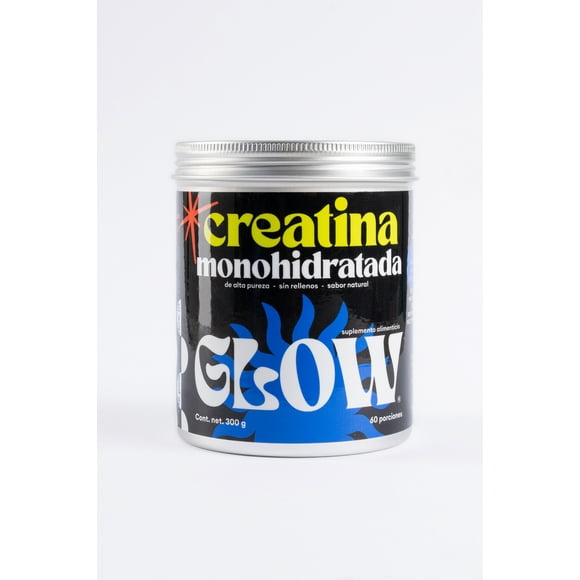 Creatina Monohidratada 300 g en Polvo Vegana sin sabor sin olor GLOW Superfoods
