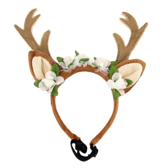 Adjustable Cat Antler Hair Hoop for Christmas Dress Up_S
