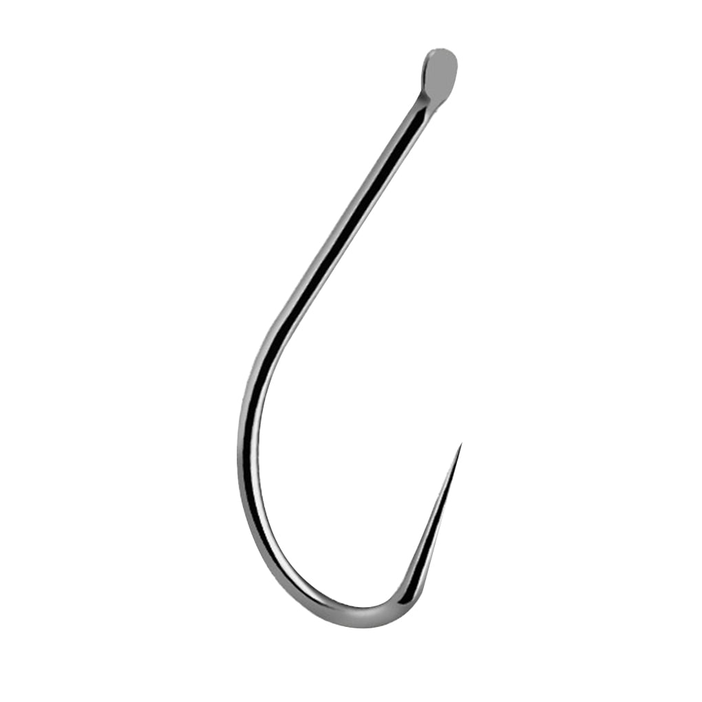 50pcs Crank Jig Head Fishing Hooks Set Barbed Circle Carp Hook Ring Eye Tackles 