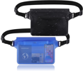 thumbnail image 1 of Caja de playa impermeable ZHAOCHENG de 2 piezas con cinturón ajustable negro azul, 1 of 5