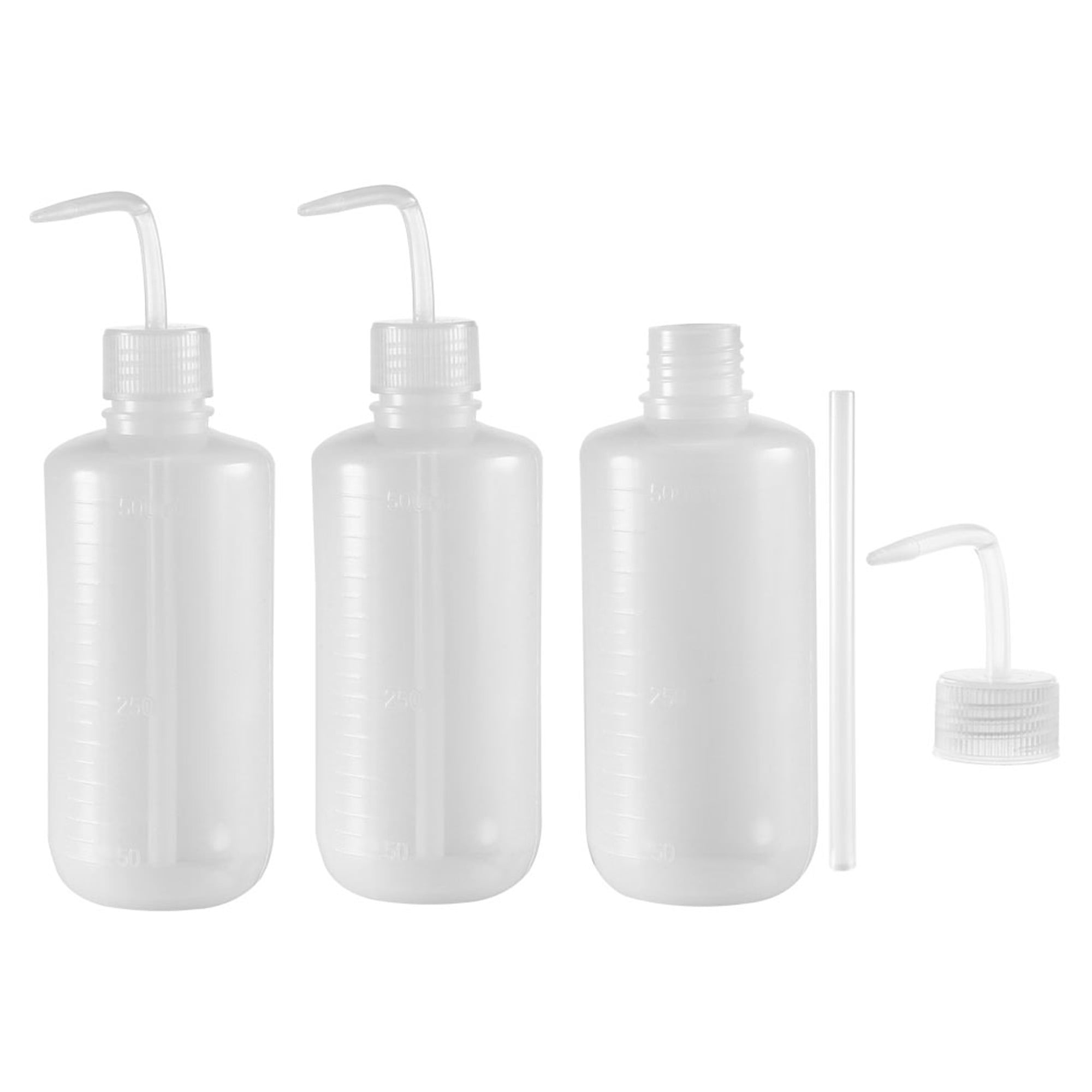 Plastic Wash Bottle Squeeze Bottle 500ml/17oz Narrow Mouth Lab Tip