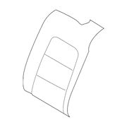 Genuine OE Volvo Seat Back Cover - 39822434