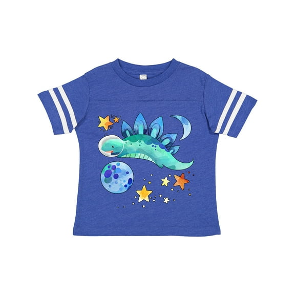 Inktastic Stegosaurus Space Dinosaur with Stars and Planet Boys or Girls Toddler T-Shirt