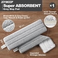 thumbnail image 5 of JOYMOOP Flat Mop and Bucket System, Microfiber Mop for Floor Cleaning, White, Suitable for Hardwood, Tile, Laminate and Vinyl Floors, 50" Mop with 1 Microfiber Pad, 5 of 12
