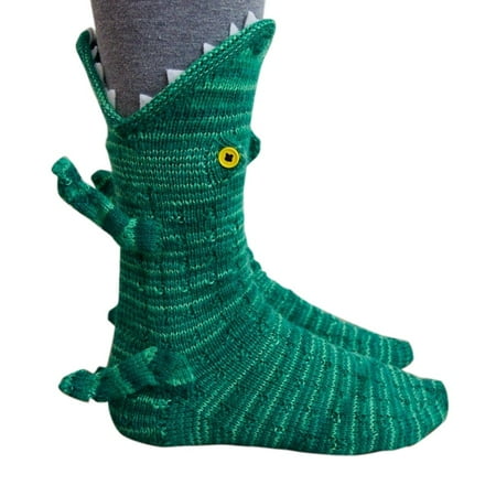 

Knit Crocodile Socks Creative Cartoon Warm Socks Morease