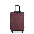 thumbnail image 5 of Resenkos 3 Piece Luggage Set Spinner Hardshell Lightweight Suitcase Hardside Checked Carry-on luggage Wine Red, 5 of 8