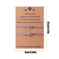 thumbnail image 3 of Fiudx Pulseras Conmemorativas para Mascotas, Set de Regalo de Nailon Tejido a Mano, Diseño Conmemorativo con Huella de Garra, Tamaño Retráctil y Ajustable, Recuerdo Diario, Homenaje a Los Amantes de, 3 of 6