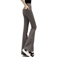 thumbnail image 2 of Pantalones de tiburón Micro-leggings para mujer Bolsillos exteriores Prendas ajustadas Cintura alta Pantalones que levantan el abdomen y la cadera, 2 of 2
