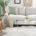 thumbnail image 2 of Nourison 20.00 in x 20.00 in Green Faux Throw Pillow Faux Fur Covering, 2 of 5