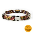 thumbnail image 2 of Ethnic Pattern Personalized Half Metal Cotton Collar Pet Dog Collar, 2 of 9