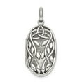 thumbnail image 2 of 925 Sterling Silver Antiqued Filigree Locket Pendant, 2 of 3