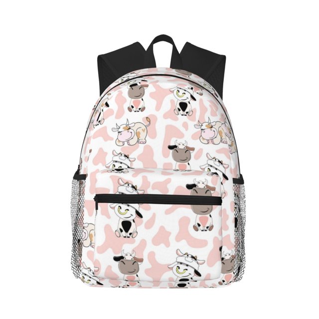 Easygdp Cute Cartoon Cows Mochila Casual para Portátil, Mochila para Escuela, Viajes, Negocios