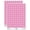 Hot Pink, variant on Kiwi Fruit Drawing 200+ Round Stickers - White - Matte Finish - 0.50" Size