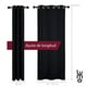 thumbnail image 2 of Cortinas Black Out Decoracion Textil Hogar Adornos 270x210cm negro, 2 of 8